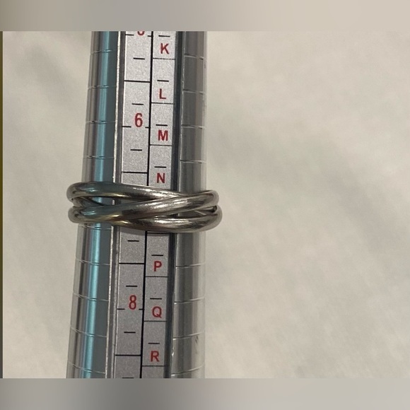 Interlocking Rolling Ring in Platinum, 6g Solid - Picture 6 of 8